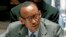 FILE- Rwandan President Paul Kagame 