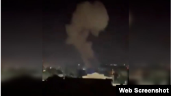 Размещенное в сети видео, на котором, как утверждается, показан взрыв