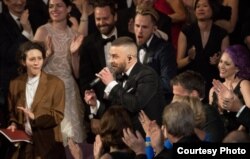 Oscar® Nominee, Justin Timberlake, performs at The 89th Oscars® at the Dolby® Theatre in Hollywood, CA on Feb. 26, 2017.