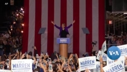 Warren Surging in Democratic Presidential Race