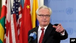 Duta Besar Rusia untuk PBB Vitaly Churkin (Foto: dok).