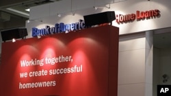 Bank of America booth at the Pacific Coast Builders Conference in San Francisco, California, June 23, 2011