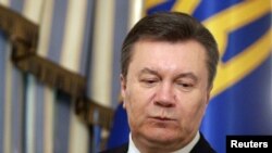 FILE - Ukraine's President Viktor Yanukovych.