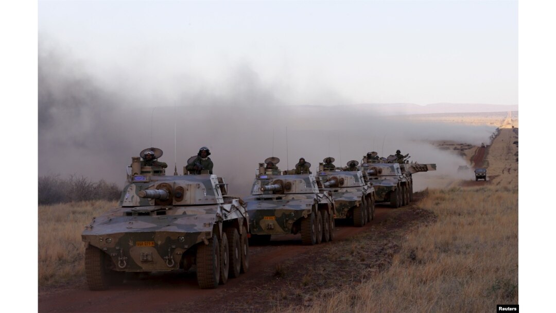 Soldiers from 22 African nations join exercises as part of the African Union's African Standby Force (ASF) at the South Africa National Defense Force's Lohatla training area, Oct. 27, 2015.