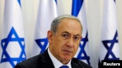 Israel's Prime Minister Benjamin Netanyahu heads a