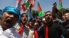 کابل میں عبداللہ عبداللہ کے حامیوں کا احتجاج
