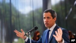 El presidente interino de Venezuela, Juan Guaidó.