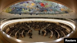 Phiên họp của Ðại Hội đồng Nhân quyền Liên Hiệp Quốc tại Geneva.