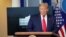 Tổng thống Hoa Kỳ Donald Trump tại cuộc họp báo ở Nhà Trắng vào ngày 10/9/2020.