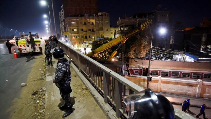 Un accident de train fait deux morts et 16 blessés en Égypte