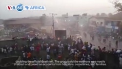 VOA60: Death toll from recent Guinea football stampede doubles, and more