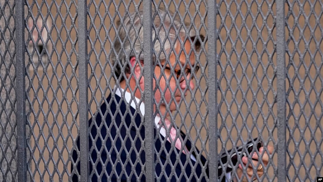 FILE - Gabriel Sterling, a Republican election official in Georgia, pauses in a government building on Aug. 14, 2023, in Atlanta. Sterling is among a group of Republicans who are defending the security and integrity of elections in the United States.