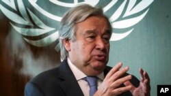 안토니우 구테흐스 유엔 사무총장.