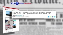 VOA60 Elections- Donald Trump officially claims the GOP presidential nomination