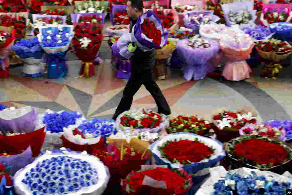 情人节那天的北京花市（2017年2月14日）