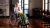 FILE - In this photo released by LongeviQuest, Sister Inah Canabarro, then 115, puts her hands together in prayer, in Porto Alegre, Brazil, Feb. 16, 2024. (Carlos Macedo/LongeviQuest, via AP)