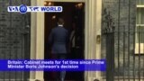 VOA60 World - Britain: Cabinet meets for 1st time since Prime Minister Johnson's decision to prorogue Parliament