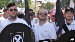 Parade kelompok Supremasi Kulit Putih di Charlottesville, Virginia (foto: dok). 