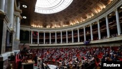 L'assemblée nationale française à Pairs, France, le 13 décembre 2016.