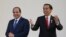 Presiden Mesir Abdel Fattah al-Sisi (kiri) bersama Presiden Joko Widodo (kanan), Jakarta, 4 September 2015.