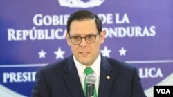 Lizandro Rosales, canciller de Honduras, hizo el anuncio de la designación de Hezbolá como organización terrorista, en la III Conferencia Internacional Hemisférica de Lucha contra el Terrorismo, en Bogotá, Colombia. 