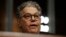 Senate Judiciary Committee member Sen. Al Franken, D-Minn., pauses during a Senate Judiciary Committee hearing on Capitol Hill in Washington, Nov. 15, 2017. 