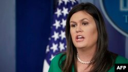 Sarah Sanders mai magana da yawun Fadar White House ta shugaban Amurka