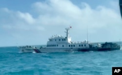 Кадр з відео берегової охорони Тайваню, 14 жовтня 2024 року. Taiwan Coast Guard via AP