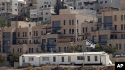 A general view of Nof Zion residential area is seen Wednesday, Oct.25, 2017, in east Jerusalem. The Jerusalem municipality says that city officials have approved construction of 176 new homes in Nof Zion and that the new homes will more than double the size of the current settlement, making it the largest Jewish settlement in the heart of an Arab area of east Jerusalem.
