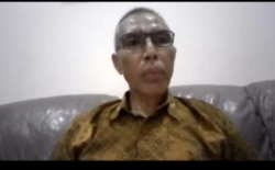 Dirut PT BPUI (Persero) Robertus dalam telekonferensi pers di Jakarta, menyebut asuransi IFG Life diharapkan akan memperoleh ijin dari OJK, Desember 2020 (screenshot)