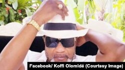 Le chanteur congolais Koffi Olomidé, 13 mai 2018. (Facebook/ Koffi Olomidé)