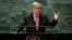 Generalni sekretar UN Antonio Guterrea obraća se učesnicima 76. Generalne skupštine UN-a u New Yorku, 21. septembra 2021.