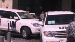 UN Chemical Weapons Team Visits Damascus Suburb