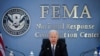 President Joe Biden participates in a briefing on the upcoming Atlantic hurricane season, at FEMA headquarters, in Washington, May 24, 2021.