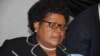 Unkosikazi Joice Mujuru esethula ibandla lakhe okusemthethweni eleZimbabwe People First eHarare emhlanganweni lentathelizindaba