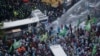 Tens of Thousands March in S. Korea Anti-Government Rally 