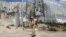 Désinfection autour du camp de réfugiés d'Aida à Bethléem le 16 mars 2020. 