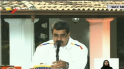 El presidente en disputa de Venezuela, Nicolás Maduro, en rueda de prensa. Foto: Captura de video.