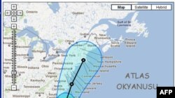 İren qasırğası ABŞ-ın Atlantik okean sahillərini təsirinə məruz qoya bilər