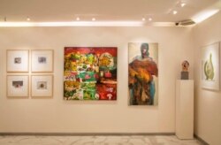 Galeri Orient menyelenggarakan pameran untuk Palestina, bekerja sama dengan Klub Alumni Universitas Amerika Beirut di Amman, dan Asosiasi Taawon. (Galeri Facebook / Orient)