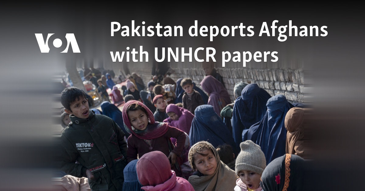 Pakistan deports Afghans with UNHCR papers