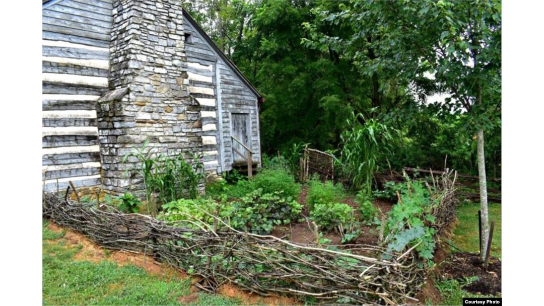 A recreated slave garden at Smithfield Plantation in Virginia. (Photo courtesy of Historic Smithfield Plantation)