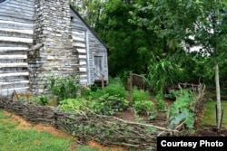 A recreated slave garden at Smithfield Plantation in Virginia. (Photo courtesy of Historic Smithfield Plantation)