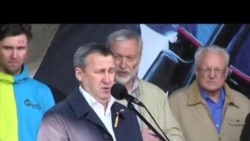 تجمع هزاران نفر در کيف در اعتراض به تهاجم روسیه