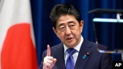 Perdana Menteri Jepang Shinzo Abe.