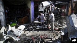 ساعتی بعد از انفجار روز دوشنبه در کابل