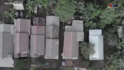 Անօդաչու թռչող սարքի կադրերը ցույց են տալիս հրաբխային մոխրով ծածկված Ինդոնեզիայի Լումաջանգ ամայի քաղաքը