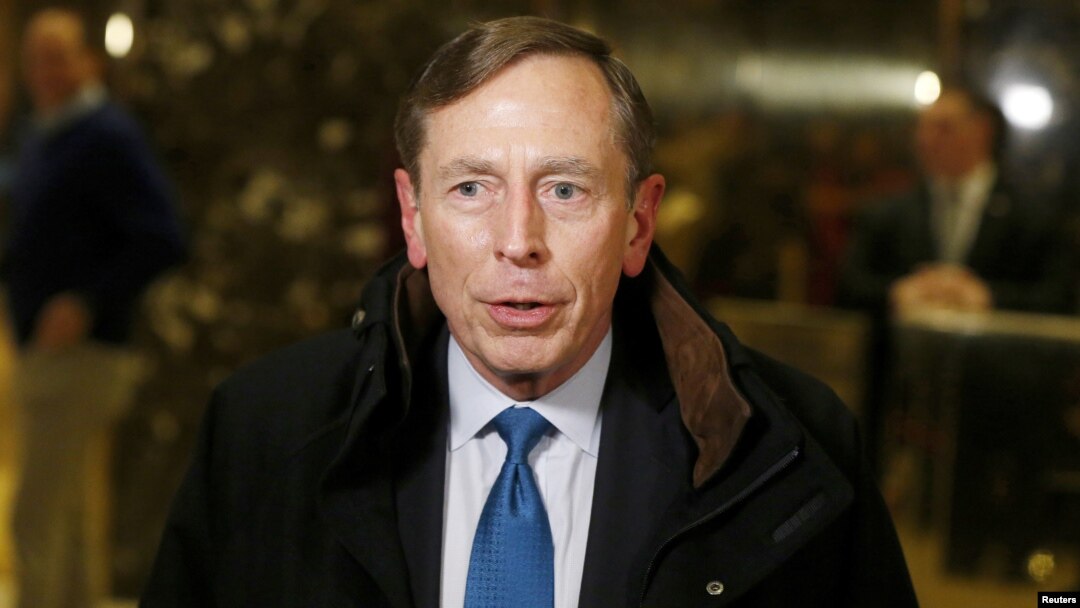 Jenderal David Petraeus, mantan direktur Dinas Intelijens Pusat Amerika (CIA). 