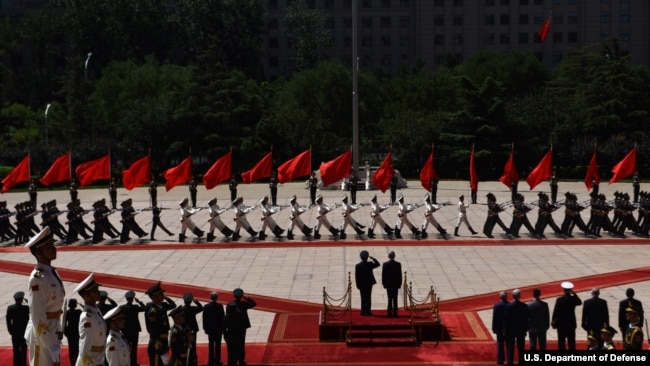 美国国防部长马蒂斯访问北京及首尔东京（25图）