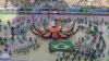 برازیل: فٹ بال ورلڈ کپ کا رنگا رنگ آغاز